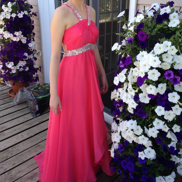Pink long prom dress - Picture 9 of 9